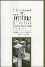 A Handbook for Writing Effective Psychoeducational Reports
