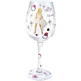 WHITE DRESS MARILYN WINE GLASS, 15 OZ