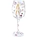 WHITE DRESS MARILYN WINE GLASS, 15 OZ
