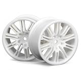 10-Spoke Sport Whl,26mm,White by hpi-racing