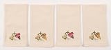 April Cornell Napkins, Vineyard Embroidery Antique, Set of 4