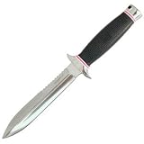 SOG Specialty Knives Daggert 2, Polished ComboEdge, Kraton Handle, Kydex Sheath
