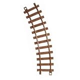 g scale plastic curve track single piece by NEWQIDA TOYS FACTORY