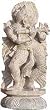 ShalinCraft Collectible-Figurines Stone Carving 4.25 x 2.75 x 10" (sos012)