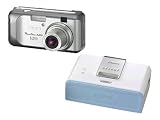 Canon Powershot A410 Digital Camera With Selphy CP510 card Photo printer Bundle [3Mp, 3 x optical zoom]
