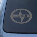 SCION - Vinyl Car Decal Sticker #1824 | Vinyl Color: Silver