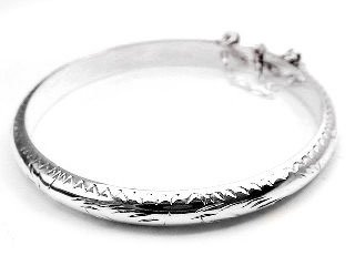 Childrens Toyshop  Jewelry : Sterling Silver Baby BANGLE Toddler Child Kids Bracelet