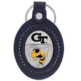 Large College Large Key Chain - Georgia Tech Yellow Jackets