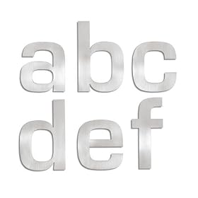 House Address Letter - Chrome B by Blomus by 