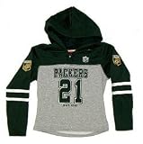Green Bay Packers Embroidered Girls Hooded Sweatshirt