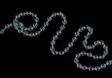 Prism Clear Glass, Diamond Glass Cut Beaded Chain 40 in. long