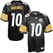 Reebok NFL Equipment Pittsburgh Steelers #10 Santonio Holmes Black Replica Football Jersey
