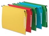 Pendaflex Lateral File Kraft 205gsm V-base Capacity 15mm W330mm Yellow Ref 93615 [Pack 25]