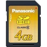 Panasonic 4GB SD High Capacity Memory Card Class 6