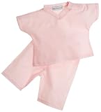 Princess Linens My First Scrubs Candystriper Pink, 0-6 Months