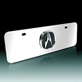 Honda 3D Logo Half-size Chrome License Plate