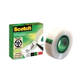 Scotch Magic invisible adhesive tape, 12mm x 33m, ROLL