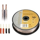 Buy 3 Pack of 100' Performance Series 18-Gauge Oxygen-Free Speaker Wire (Clear) by Acoustic Research