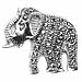 Sterling Silver Genuine Marcasite Stone Elephant Pin