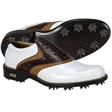 ECCO Mens GTX World Class Saddle Golf Shoes - 8-8 1/2