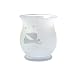 Pfaltzgraff Angel Frosted Hurricane Candle Holder with Candle