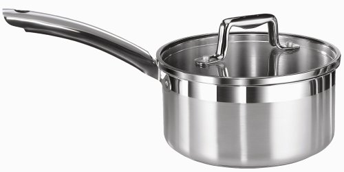T-Fal Elegance Stainless Steel 3-Quart Covered Saucepan