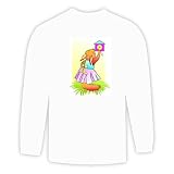 Long Sleeve T-shirt with kid, body, individuals, individual, squirrel, setting, humans, girl, person, human, persons, cuckoo, clock, people, child
