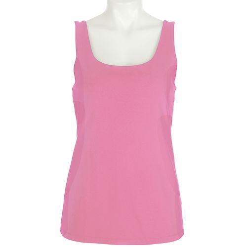 Misses Bay Studio Solid Wide Strap Shelf Bra Tank Top