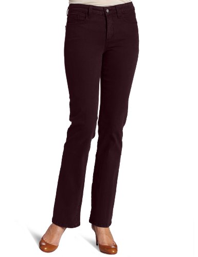 Not Your Daughter's Jeans Women's Petite Barbara Sueded Bootcut Jean, Merlot, 10 Petite