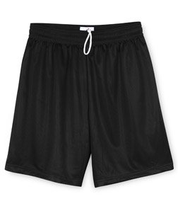 Badger Men's Athletic Cut Mesh Short, Black, Medium On Sale