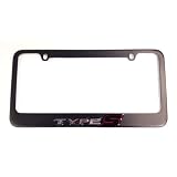 Type S Metal License Plate Frame with 2 free caps by Type S