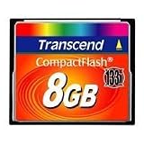 Transcend TS8GCF133 8GB 133x Ultra Speed Compact Flash Card