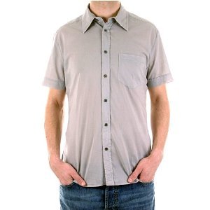 D&G, Dolce & Gabbana pale grey short sleeve shirt. DGM3868