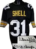 Donnie Shell Signed Pittsburgh Steelers Black Prostyle Jersey - 4x SB Champs