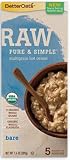 Better Oats RAW Pure & Simple Multi-Grain Hot Cereal ~ Bare Flavor ~ 5 Pouches per 7.4 oz Box (Pack of 3 Boxes)