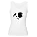 Border Collie Split Face Women's Tank Top