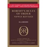 Robert's Rules of Order Newly Revised 11th (eleventh) edition