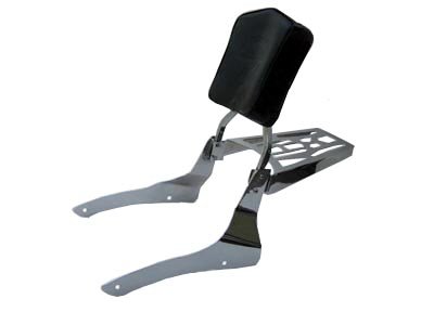 Sissy Bar with Luggage Rack for Honda 2004-2009 Shadow Aero VT750 Models On Sale