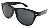UrbanSpecs Sunglasses - Classics - Wayfarer Large / Frame: Black Lens: Grey