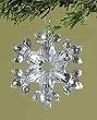 Home For the Holidays Dazzling Classic Snowflake Christmas Ornament