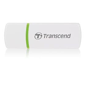 Transcend P5 - Card reader ( MMC, SD, RS-MMC, MMCmobile, microSD, MMCplus, SDHC, MS Micro, microSDHC ) - Hi-Speed USB