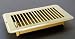 Tools & Hardware : Heat Registers 4X8-Brown (Metal)