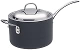 Calphalon Commercial Nonstick 4-1/2-Quart Sauce Pan with Lid