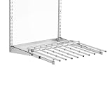 Rubbermaid 3J06 Configurations Seven-Pair Pants Rack, Titanium