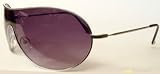 Kitchen & Housewares : Matt Silver Shield Visor Sunglasses