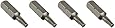 Bosch 38344 T15H by 1-Inch Security Torx Insert Bit, Extra Hard