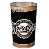 Milwaukee Brewers 15" Official Logo Waste Basket
