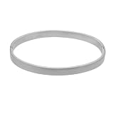 Surgical Steel Elliptical Bangle Bracelet