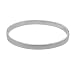 Surgical Steel Elliptical Bangle Bracelet