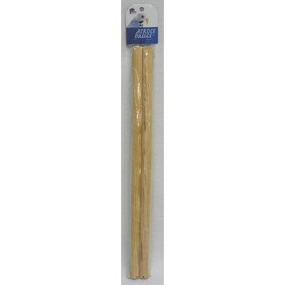 Prevue Pet Products BPV372 2-Pack Birdie Basics Wood Bird Perch, 3/8 by 14-Inch